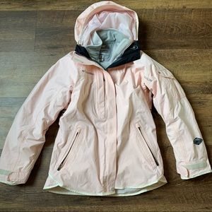 Columbia 3 in 1 Waterproof Jacket with fleece Jacket Zip In Small